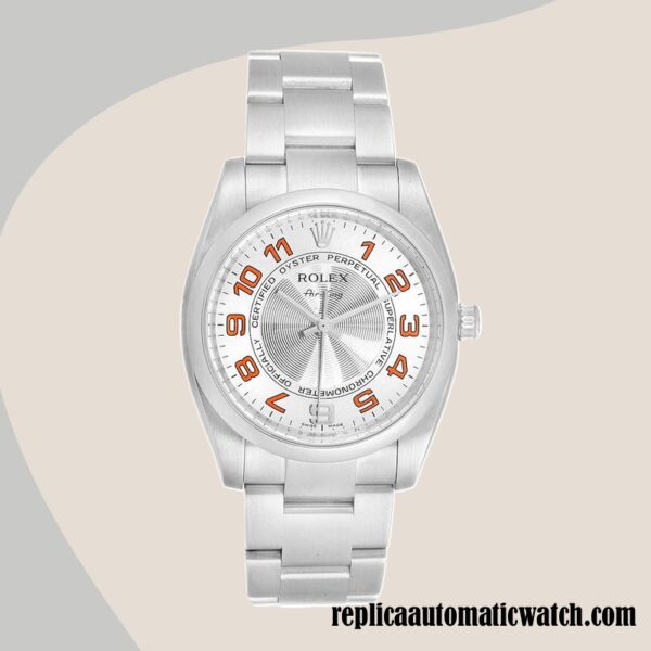 replica automatic Rolex Air-king 114200SAO Rolex Calibre 2813 Men's Automatic Silver-tone - Image 2