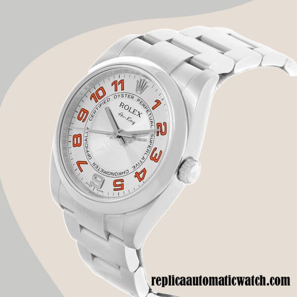 replica automatic Rolex Air-king 114200SAO Rolex Calibre 2813 Men's Automatic Silver-tone - Image 3