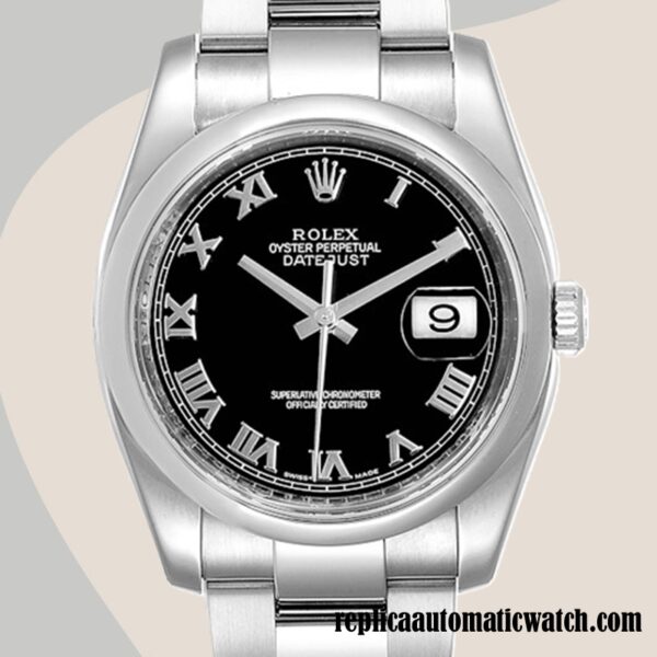 replica automatic Rolex Datejust 116200BKRO Men's Rolex Calibre 2836/2813 Automatic