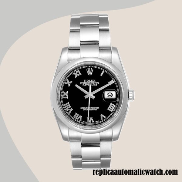 replica automatic Rolex Datejust 116200BKRO Men's Rolex Calibre 2836/2813 Automatic - Image 2