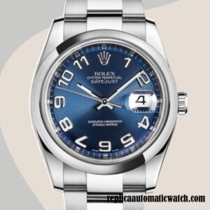 replica automatic Rolex Datejust Men's 116200BLCAO Rolex Calibre 2836/2813 Automatic Hands and Markers