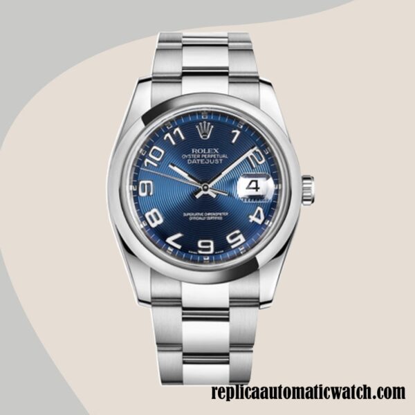 replica automatic Rolex Datejust Men's 116200BLCAO Rolex Calibre 2836/2813 Automatic Hands and Markers - Image 2