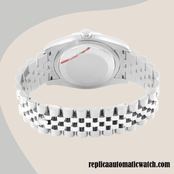 replica automatic Rolex Datejust Rolex Calibre 2836/2813 Men's 116200BLRJ Silver-tone - Image 4