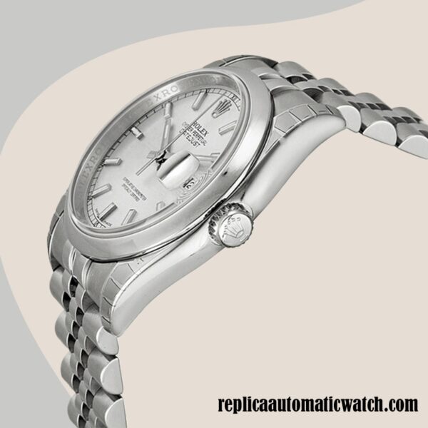 replica automatic Rolex Datejust Rolex Calibre 2836/2813 Men's 116200SSJ 12mm - Image 3