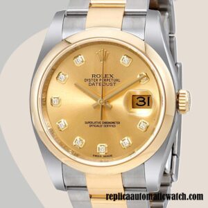 replica automatic Rolex Datejust Rolex Calibre 2836/2813 116203CDO Men's 12mm Champagne Dial