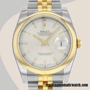 replica automatic Rolex Datejust Rolex Calibre 2836/2813 Men's 116203SSJ Two-tone Automatic