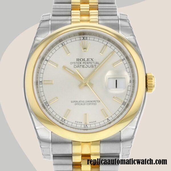 replica automatic Rolex Datejust Rolex Calibre 2836/2813 Men's 116203SSJ Two-tone Automatic
