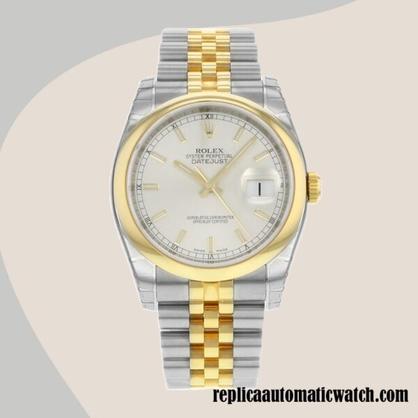 replica automatic Rolex Datejust Rolex Calibre 2836/2813 Men's 116203SSJ Two-tone Automatic - Image 2
