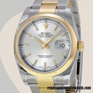 replica automatic Rolex Datejust 116203SSO Men's Rolex Calibre 2836/2813 Silver Dial Hands and Markers