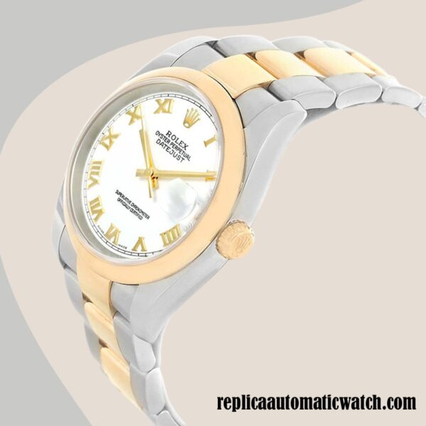 replica automatic Rolex Datejust 116203-0135 Rolex Calibre 2836/2813 Men's 12mm Two-tone - Image 3