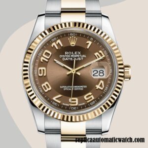 replica automatic Rolex Datejust Men's 116233BRAO Rolex Calibre 2836/2813 Brown Dial Automatic
