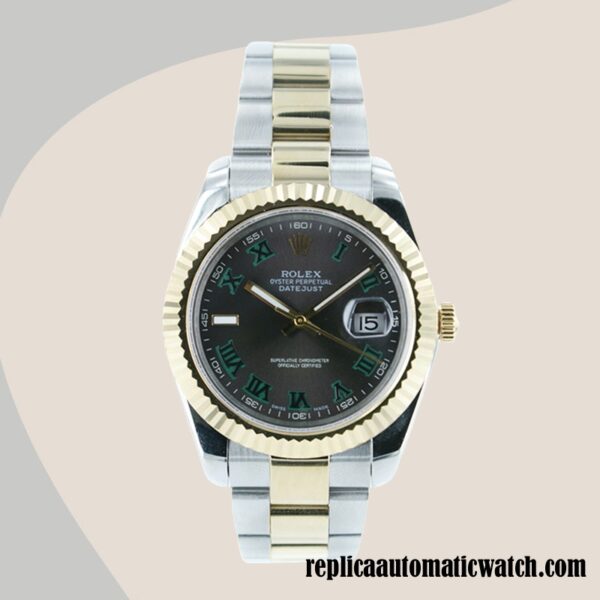 replica automatic Rolex Datejust Rolex Calibre 2836/2813 Men's 116233GYRO 12mm Automatic - Image 2