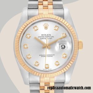 replica automatic Rolex Datejust Men's 116233SDJ Rolex Calibre 2836/2813 Black Dial 12mm