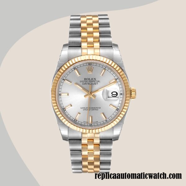 replica automatic Rolex Datejust 116233SSJ Rolex Calibre 2836/2813 Men's Two-tone - Image 2