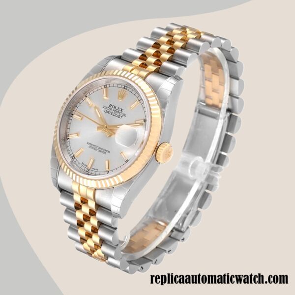 replica automatic Rolex Datejust 116233SSJ Rolex Calibre 2836/2813 Men's Two-tone - Image 3