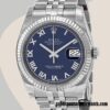 replica automatic Rolex Datejust Rolex Calibre 2836/2813 Men's 116234BLRJ 12mm Silver-tone
