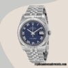 replica automatic Rolex Datejust Rolex Calibre 2836/2813 Men's 116234BLRJ 12mm Silver-tone - Image 2