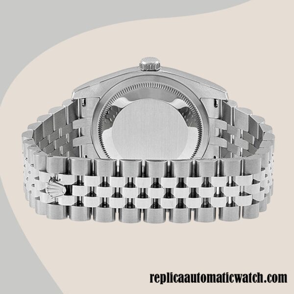 replica automatic Rolex Datejust Rolex Calibre 2836/2813 Men's 116234BLRJ 12mm Silver-tone - Image 4