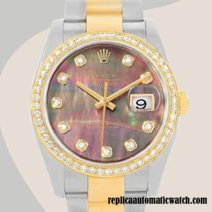 replica automatic Rolex Datejust Rolex Calibre 2836/2813 Men's 116243BKMDO Automatic