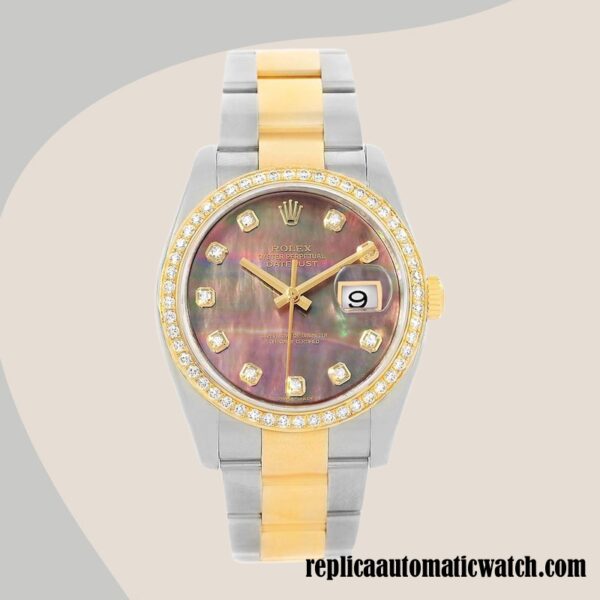 replica automatic Rolex Datejust Rolex Calibre 2836/2813 Men's 116243BKMDO Automatic - Image 2