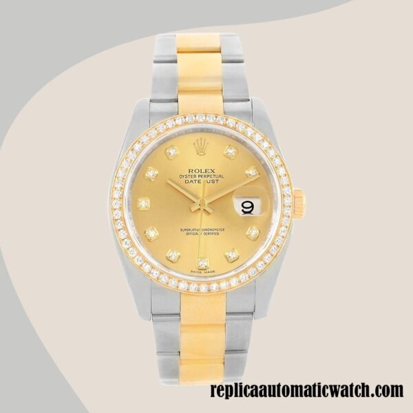 replica automatic Rolex Datejust 116243CDO Rolex Calibre 2836/2813 Men's - Image 2