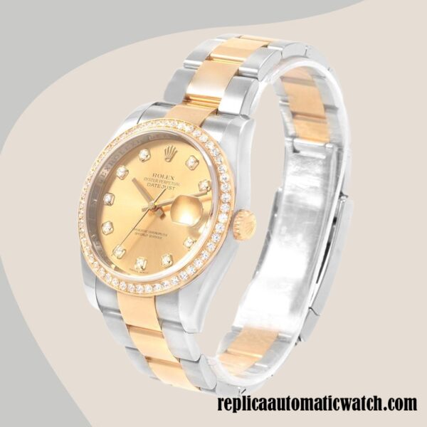 replica automatic Rolex Datejust 116243CDO Rolex Calibre 2836/2813 Men's - Image 3