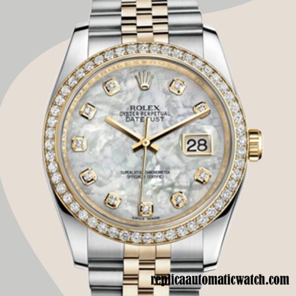 replica automatic Rolex Datejust Rolex Calibre 2836/2813 116243MDJ Men's Two-tone Automatic