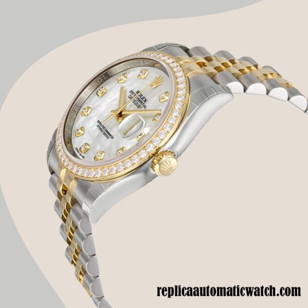 replica automatic Rolex Datejust Rolex Calibre 2836/2813 116243MDJ Men's Two-tone Automatic - Image 3