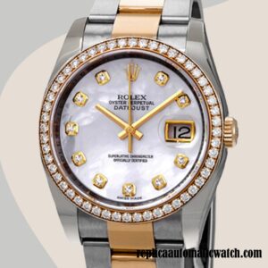 replica automatic Rolex Datejust Rolex Calibre 2836/2813 Men's 116243MDO 12mm Two-tone