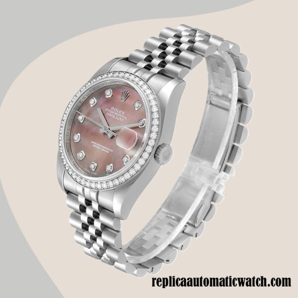 replica automatic Rolex Datejust 116244BKMDJ Rolex Calibre 2836/2813 Men's - Image 3