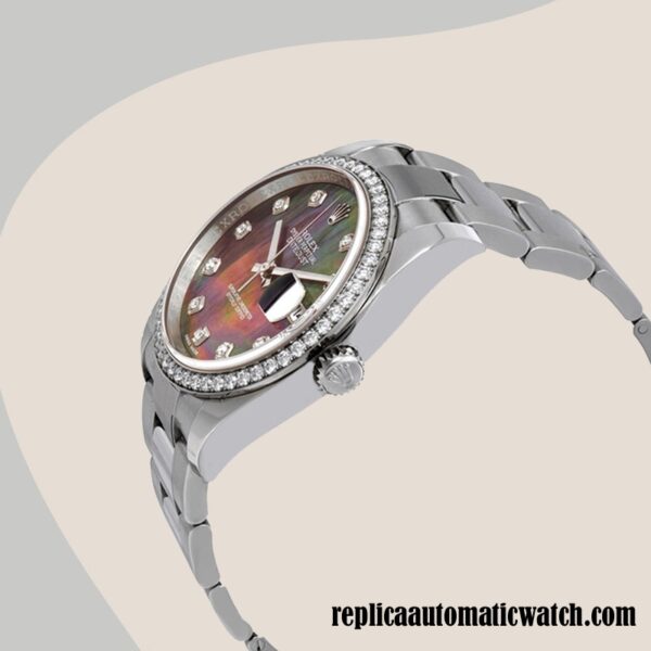 replica automatic Rolex Datejust Rolex Calibre 2836/2813 116244BKMDO Men's Mother of Pearl - Image 3