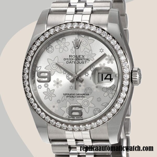 replica automatic Rolex Datejust 116244SFAJ Rolex Calibre 2836/2813 Men's Silver-tone