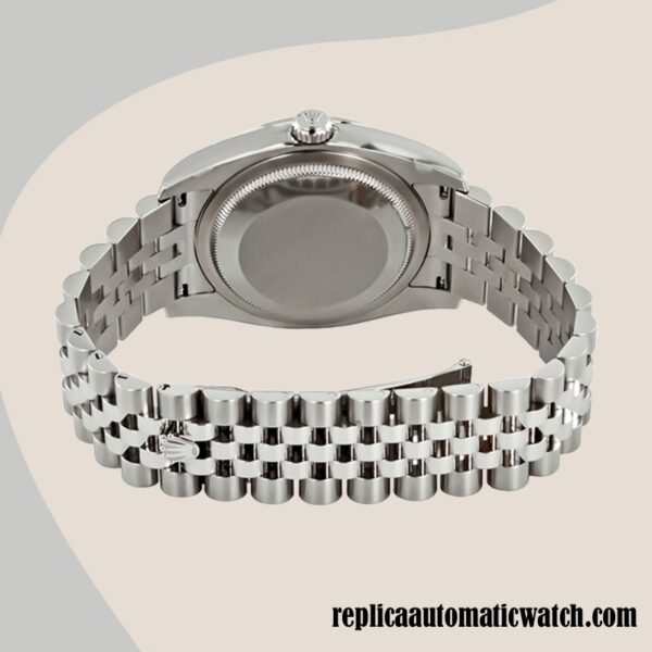 replica automatic Rolex Datejust 116244SFAJ Rolex Calibre 2836/2813 Men's Silver-tone - Image 4