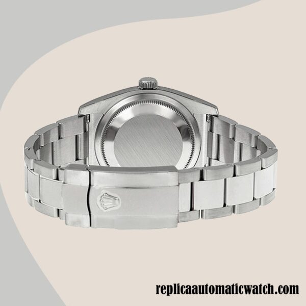 replica automatic Rolex Datejust Rolex Calibre 2836/2813 Men's 116244SFAO Silver Floral Dial - Image 4