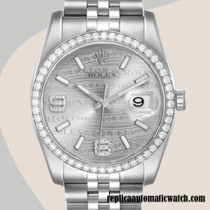 replica automatic Rolex Datejust Men's Rolex Calibre 2836/2813 116244SWDAJ 12mm