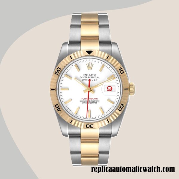replica automatic Rolex Datejust Turn-o-graph Men's 116263 Rolex Calibre 2813 12mm - Image 2