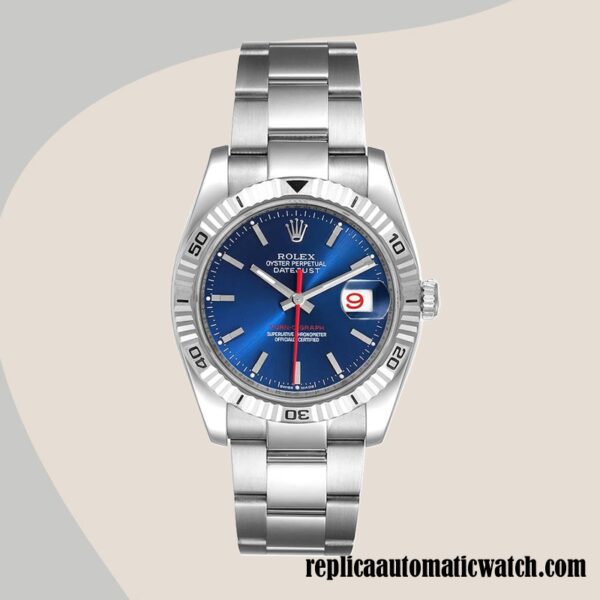 replica automatic Rolex Datejust Turn-o-graph Rolex Calibre 2813 116264 Men's Automatic - Image 2