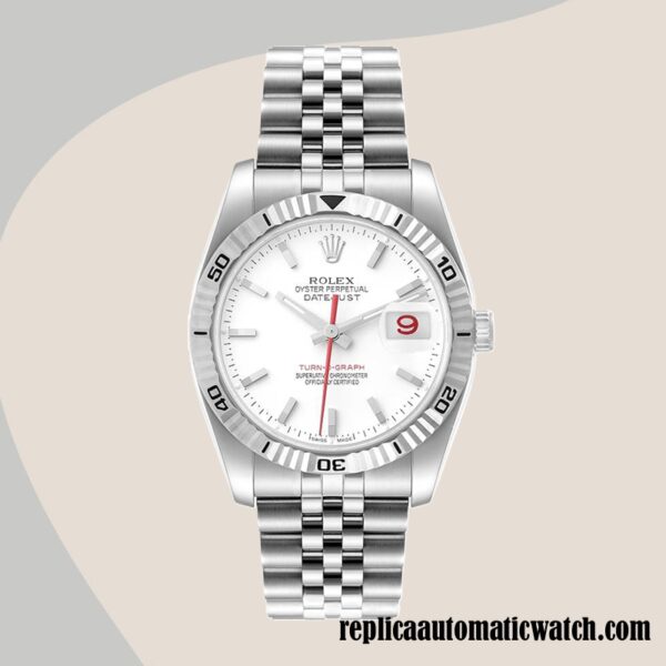 replica automatic Rolex Datejust Turn-o-graph Men's 116264 Rolex Calibre 2813 12mm Hands - Image 2