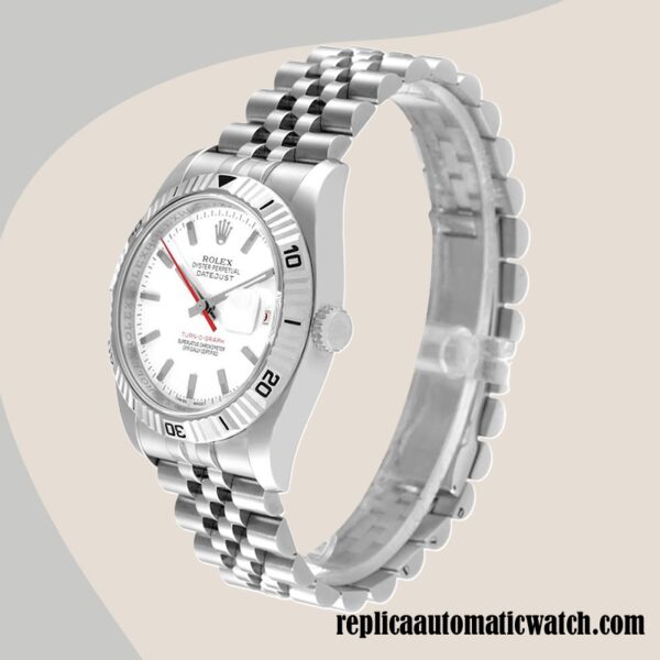 replica automatic Rolex Datejust Turn-o-graph Men's 116264 Rolex Calibre 2813 12mm Hands - Image 3