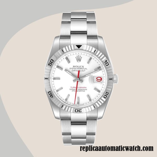 replica automatic Rolex Datejust Turn-o-graph Men's 116264 Rolex Calibre 2813 12mm Hands - Image 5