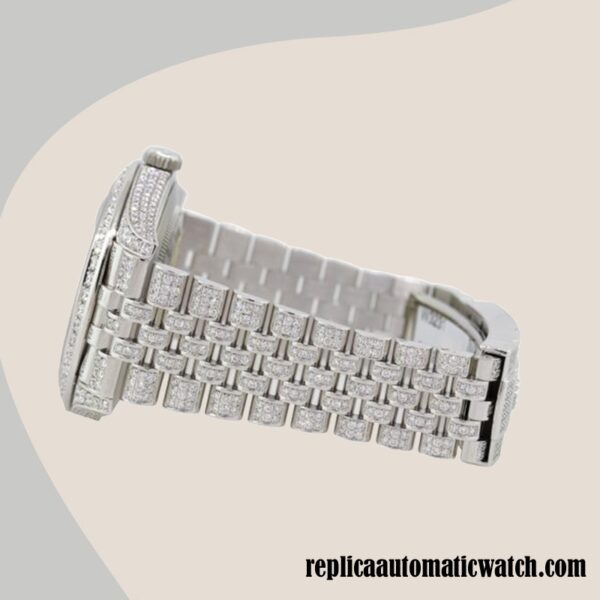 replica automatic Rolex Datejust 116300 Rolex Calibre 2836/2813 Men's Silver-tone - Image 4
