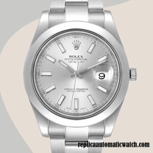 replica automatic Rolex Datejust 116300SSO Men's Rolex Calibre 2836/2813 15mm Silver-tone