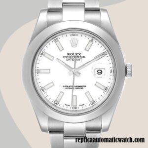 replica automatic Rolex Datejust 116300WSO Rolex Calibre 2836/2813 Men's Hands and Markers