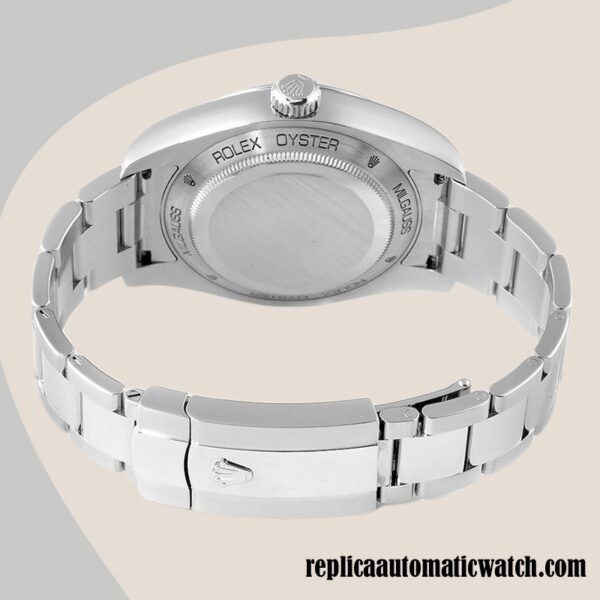 replica automatic Rolex Milgauss Men's 116400-72400 Rolex Calibre 2813 White Dial Hands and Markers - Image 4