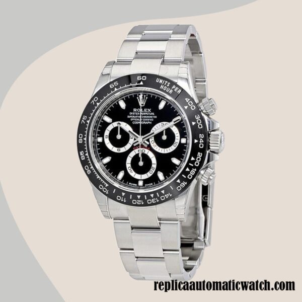 replica automatic Rolex Daytona Men's Rolex Calibre 7750/Mingzhu Engine m116500ln-0002 Black Dial - Image 2