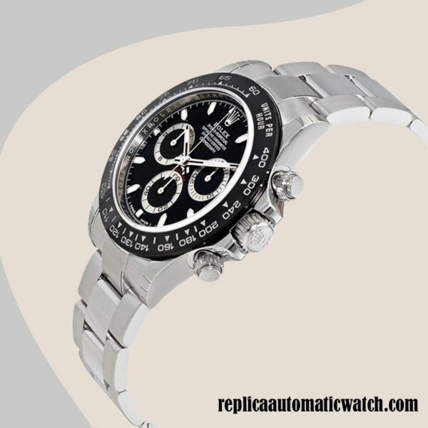 replica automatic Rolex Daytona Men's Rolex Calibre 7750/Mingzhu Engine m116500ln-0002 Black Dial - Image 3