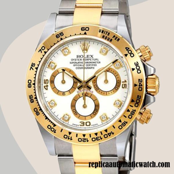 replica automatic Rolex Daytona Men's Rolex Calibre 7750/Mingzhu Engine 116503WDO White Dial Automatic