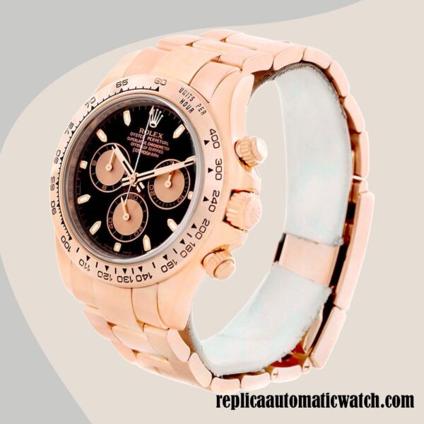 replica automatic Rolex Daytona Rolex Calibre 7750/Mingzhu Engine m116505-0008 Men's Rose Gold-tone 16mm - Image 3