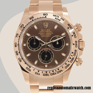 replica automatic Rolex Daytona m116505-0013 Rolex Calibre 4130/7750/Mingzhu Engine Men's Rose Gold-tone