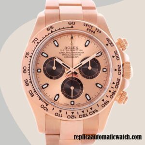 replica automatic Rolex Daytona m116505-0009 Rolex Calibre 7750 Men's Rose Gold-tone